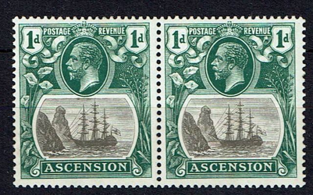 Image of Ascension SG 11/11b VLMM British Commonwealth Stamp